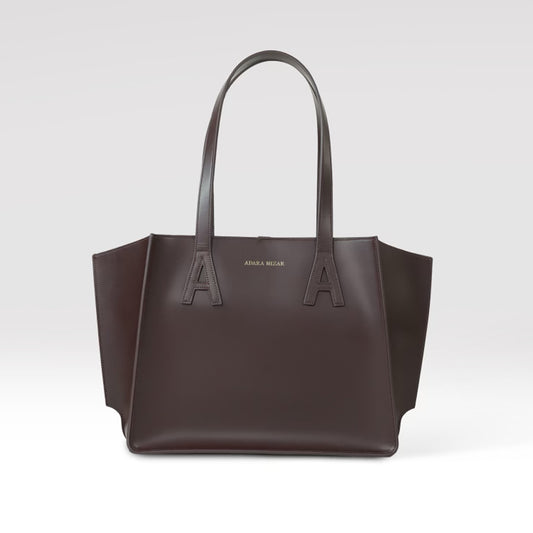 ADARA MISHA TOTE ESPRESSO